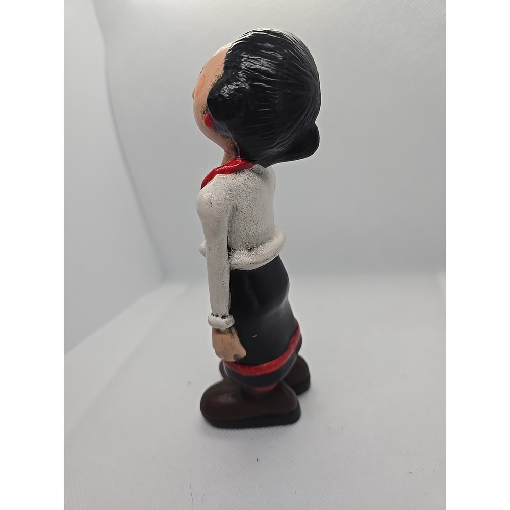 Vtg Popeye Olive Oyl Ceramic Figurine Sailor 6" Tall Signed On Bottom - Picture 6 of 10
